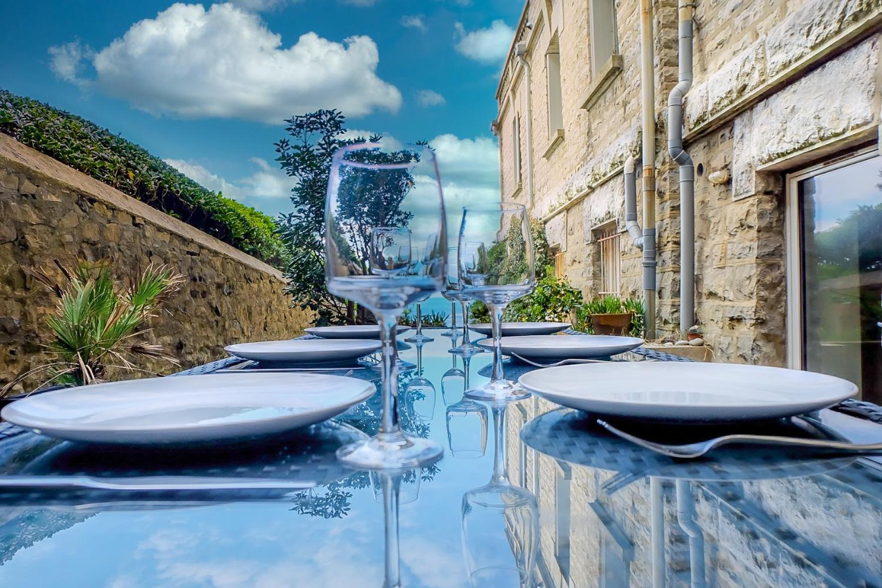 Magnifique Appartement Avec Terrasse, Parking Et Vue Sur L'Ocean Pour 5 Biarritz Luaran gambar