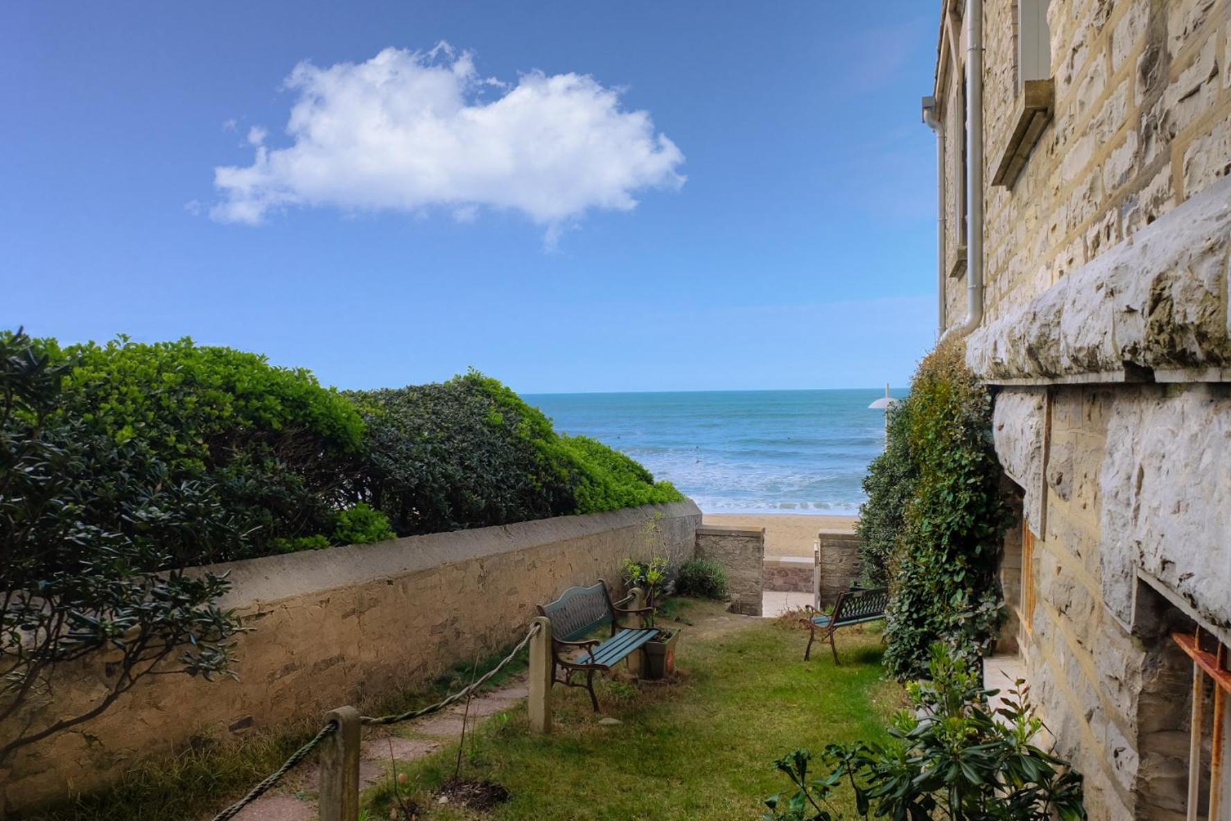 Magnifique Appartement Avec Terrasse, Parking Et Vue Sur L'Ocean Pour 5 Biarritz Luaran gambar