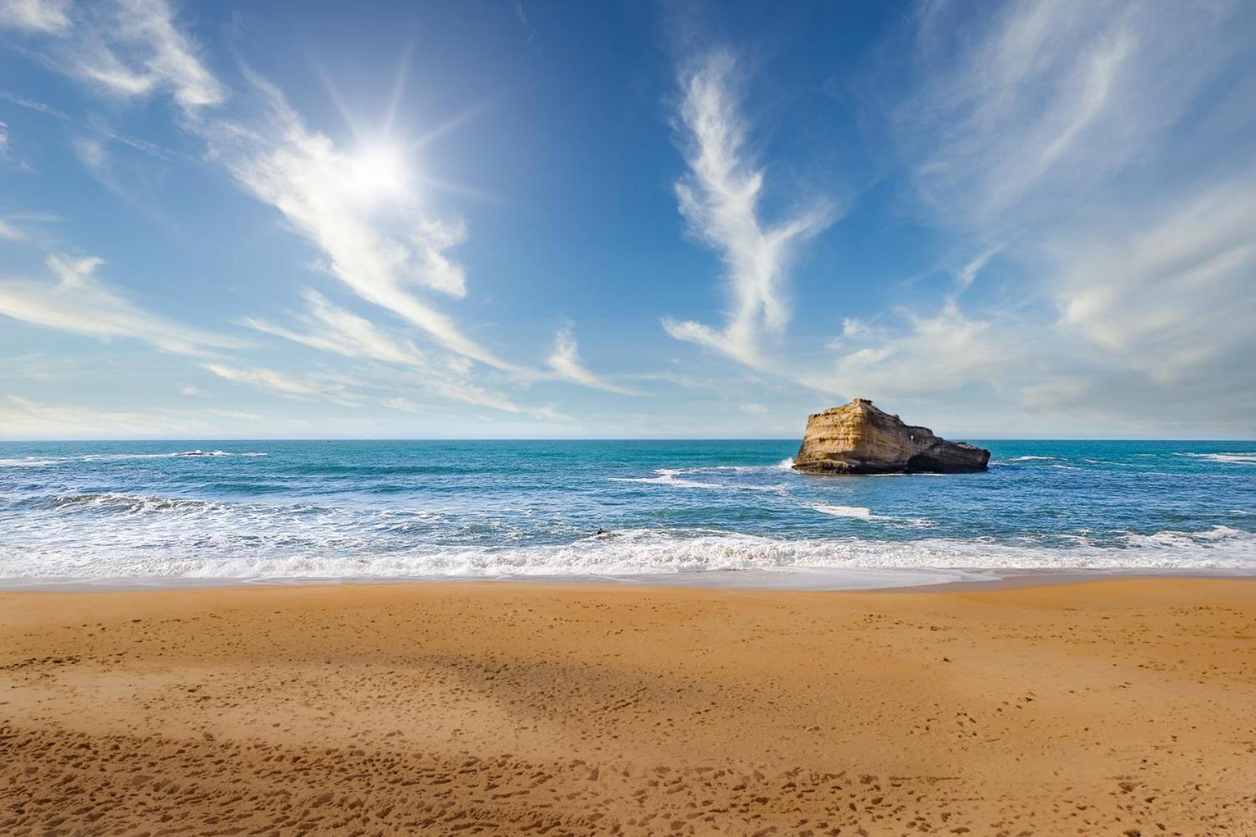 Magnifique Appartement Avec Terrasse, Parking Et Vue Sur L'Ocean Pour 5 Biarritz Luaran gambar
